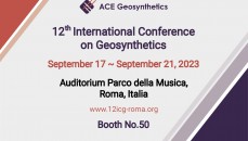 Visite ACE Geosynthetics en la 12ª Conferencia Internacional sobre Geosintéticos en Italia