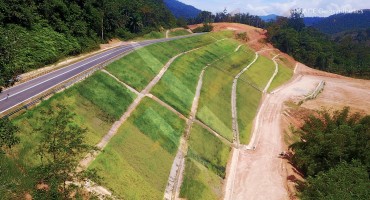 Protección de pendientes en Malasia