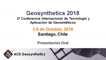 ¡Conoce ACE Geosynthetics en Geosynthetics 2018 en Chile!