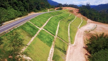 Protección de pendientes en Malasia