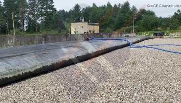 Deshidratación de lodos en una planta de tratamiento de aguas residuales, Lituania