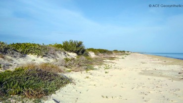 Protection des dunes côtières, Las Coloradas, Mexique