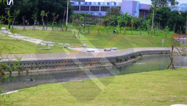 Amélioration de l'environnement, fleuve Han, Taichung, Taiwan