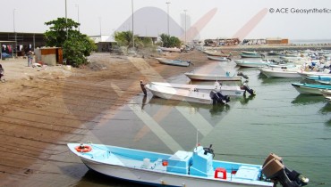 Mur de quai en terre armée, UAE