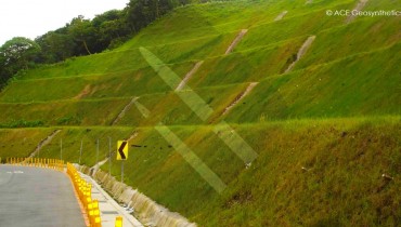 Protection de surface de pente, Keelung, Taiwan