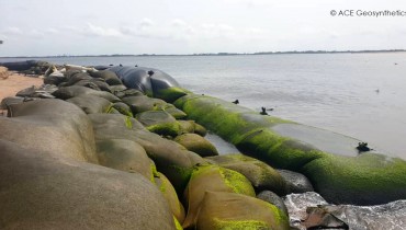 Shoreline Protection, Ada Foah, Ghana