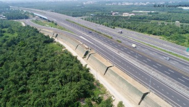 Reinforcement of the Slope at the Entrance Ramp of Interchange on National Freeway, Taiwan