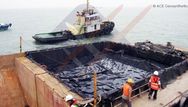 Dredged Materials Disposal, Wan Chai Development Phase II Project, Victoria Harbor, Hong Kong