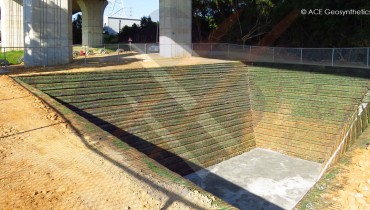 Detention Pond under the  Shalu Overpass of Freeway No. 3, Taichung, Taiwan