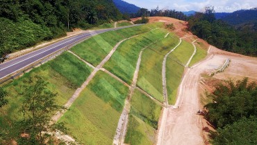 ACEGrid® Reinforced Slope and ACEMat™ R Slope Protection System in Malaysia