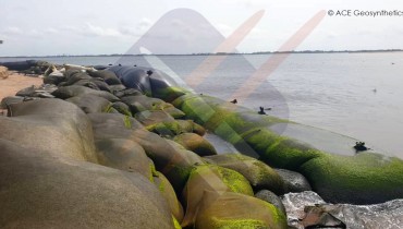 Shoreline Protection, Ada Foah, Ghana