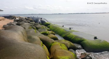 Shoreline Protection, Ada Foah, Ghana