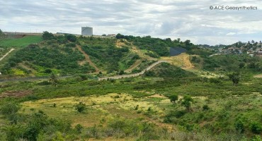 Use of Reinforced Soil to Restore an Eroded Slope in  Africa 