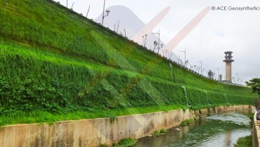 Reinforced Embankment, Taiwan Pavilion Expo Park, Hsinchu, Taiwan