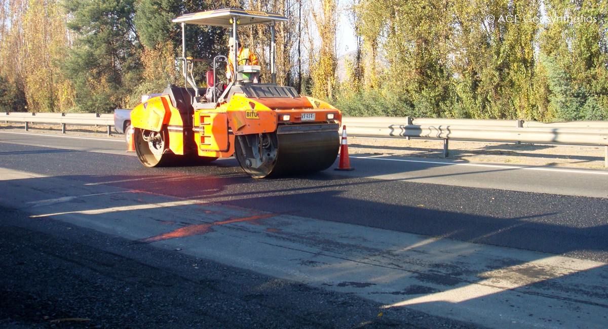 Réhabilitation de la chaussée en asphalte, Chili