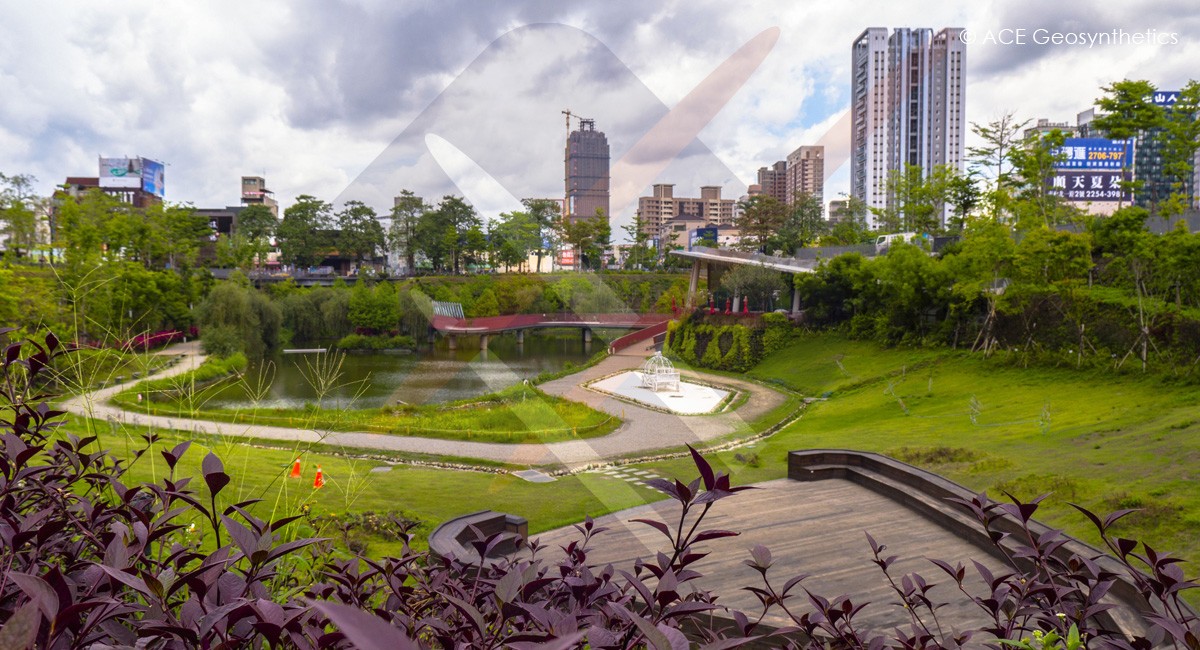 Maple Garden, a Recreational Park with Function of Flood Detention in the City Center, Taichung, Taiwan