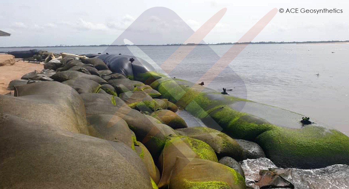 Protección de la costa, Ada Foah, Ghana