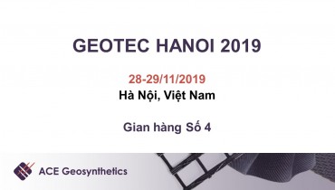Tham quan gian hàng ACE Geosynthetics tại triển lãm GEOTEC HANOI 2019, Việt Nam!
